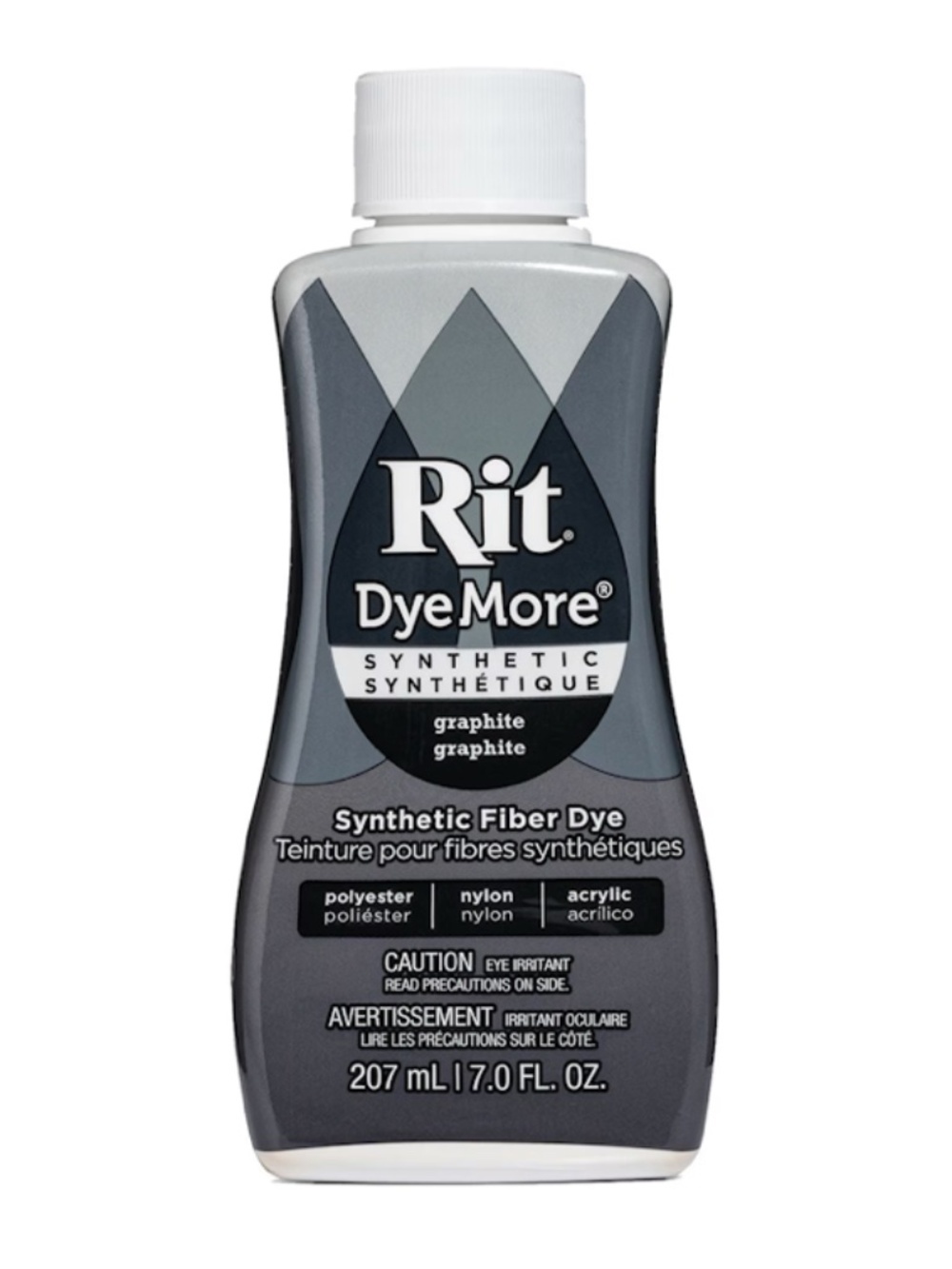 Rit DyeMore Synthetic Fabric Dye Graphite 207mL